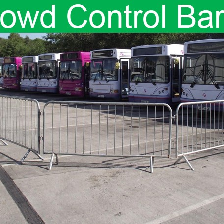 Mobile fencing for crowd control and security